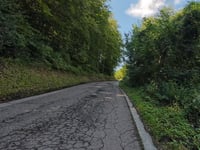 Côte de la Poudrerie über Sart Malmy