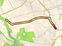Sawley Moor Lane via Middycar Bank