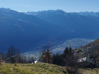 Scessa von Poggiridenti über Via Ferrari