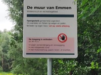 Muur van Emmen z Schansstraat