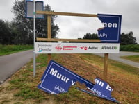 Muur van Emmen z Schansstraat