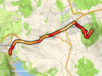 Scheibenberg von Markersbach über Bergstrasse