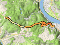 Scheidskopf vanuit Remagen