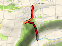 Schernfeld über Silberdistelweg