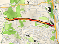 Scheuerfeld z Coburg przez Heckenweg