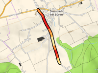 Scheunenbergstrasse da Diessbach bei Büren