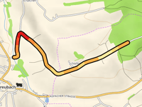 Schiefeck vanuit Treubach