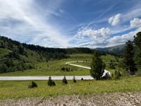 Schiestelscharte vanuit Ebene Reichenau