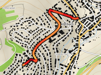 Schillerstrasse über Hohenrainstrasse