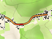 Schläulestrasse from Siegertshofen