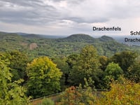 Schloss Drachenburg from Königswinter via Drachenfelsstrasse
