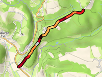 Schlossstrasse von Mahlspüren im Tal
