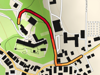 Schlossstrasse via Samerstrasse