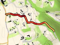 Schlossweg von Gnas