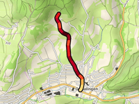 Schlossweg von Ormalingen