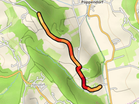 Schlossweg über Schloss Poppendorf