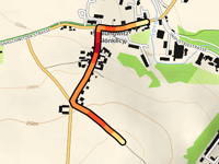 Schlungwitzer Höhe von Schlungwitz / Słónkecy über Bärwaldstrasse