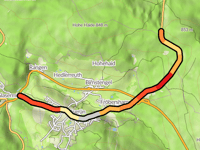 Schneebergpass von Bischofsgrün
