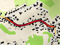 Schwabegger Höhe über Hauptstrasse