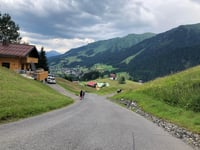 Schwarzwassertalstrasse von Riezlern