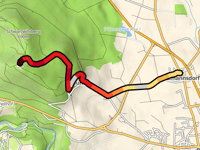 Schwarzwihrberg / Schwarzenburg da Hetzmannsdorf