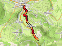 Schwedenschanze von Gersfeld über Rodenbach