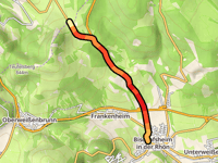 Schwedenwall depuis Bischofsheim in der Rhön