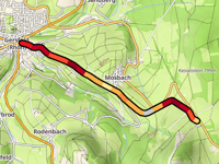 Schwedenwall da Gersfeld via Hochstrasse