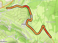 Schwedenwall von Gersfeld über Mosbach