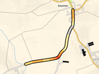 Seamer przez Holme Lane