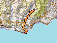 Seborga da Bordighera via Via dei Colli