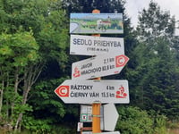 Sedlo Priehyba von Vodná nádrž Čierny Váh