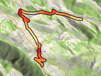 Sella di Bominaco über Via San Pio