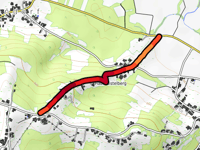 Seppackerstrasse vanuit Wallendorf