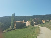 Serra de Mitges über La Corriu