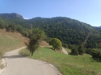 Serra de Mitges über La Corriu