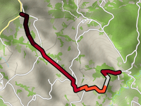 Serra del Cerro Ovest von San Rocco di Belmonte