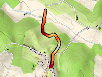 Serres Sainte Marie par Route de Doazon