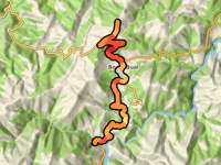 Sierra de Penouta desde Puente Urubio