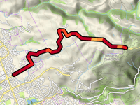 Sierra Road da Piedmont Hills