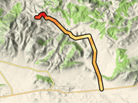 Sierra Seca über Inazares