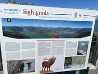 Monte Sighignola / Balcone d'Italia from Ramponio via Verna