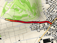 Simmozheimer Berg über Steigstrasse