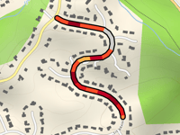 Six Branches Drive z Martin Road