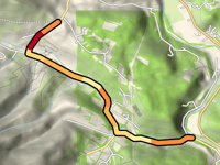 Ski Run Road from Mosquito Point