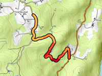 Skustadberg über Røineveien