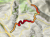 Skyline Boulevard via Aspinwall Road