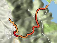Skyline Boulevard via Half Moon Bay Road