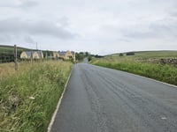 Slaidburn Road from Waddington