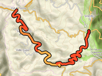 Smerillo z Val di Tenna przez Ceresola
